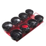 Κλειδί φίλτρων λαδιου κασετίνα 8 ΤΕΜ BIKESERVICE