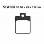 τακάκια 968TVD (FA260) RUNNER 180 NAGANO