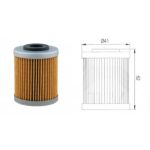 Φίλτρο λαδιού HF157 KTM NAGANO