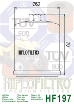 Φίλτρο λαδιού HF197 HIFLO - Image 2