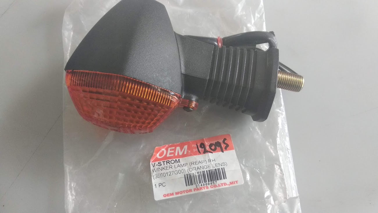 Φλας SUZ VSTROM δεξί πίσω πορτοκαλί