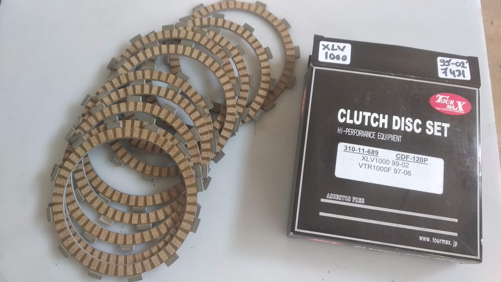 Δίσκοι συμπλέκτη HONDA XLV1000 TOUR 99--02-