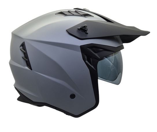 FSD X1 GREY ΚΡΑΝΟΣ FSD X1 ΑΝΟΙΚΤΟ TRAIL ΜΕ ΓΕΙΣΟ L ΓΚΡΙ ΠΑΓΟΥ CEMENT GREY 22.06 - Image 1