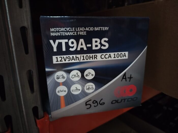 Μπαταρία  YTX9A-BS YB9-B OUTDO 137-77-141 - Image 1