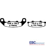 ΤΑΚΑΚΙΑ FA141 EBC KAWASAKI RGV250