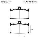 ΤΑΚΑΚΙΑ FA158 EBC ΘΕΛΕΙ ΔΥΟ