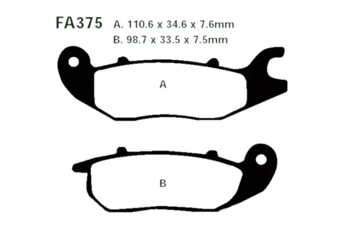 Τακάκια FA375 APIDO/DIMENSION - Image 1