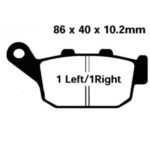 ΤΑΚΑΚΙΑ ΦΡΕΝΟΥ FA255 EBC