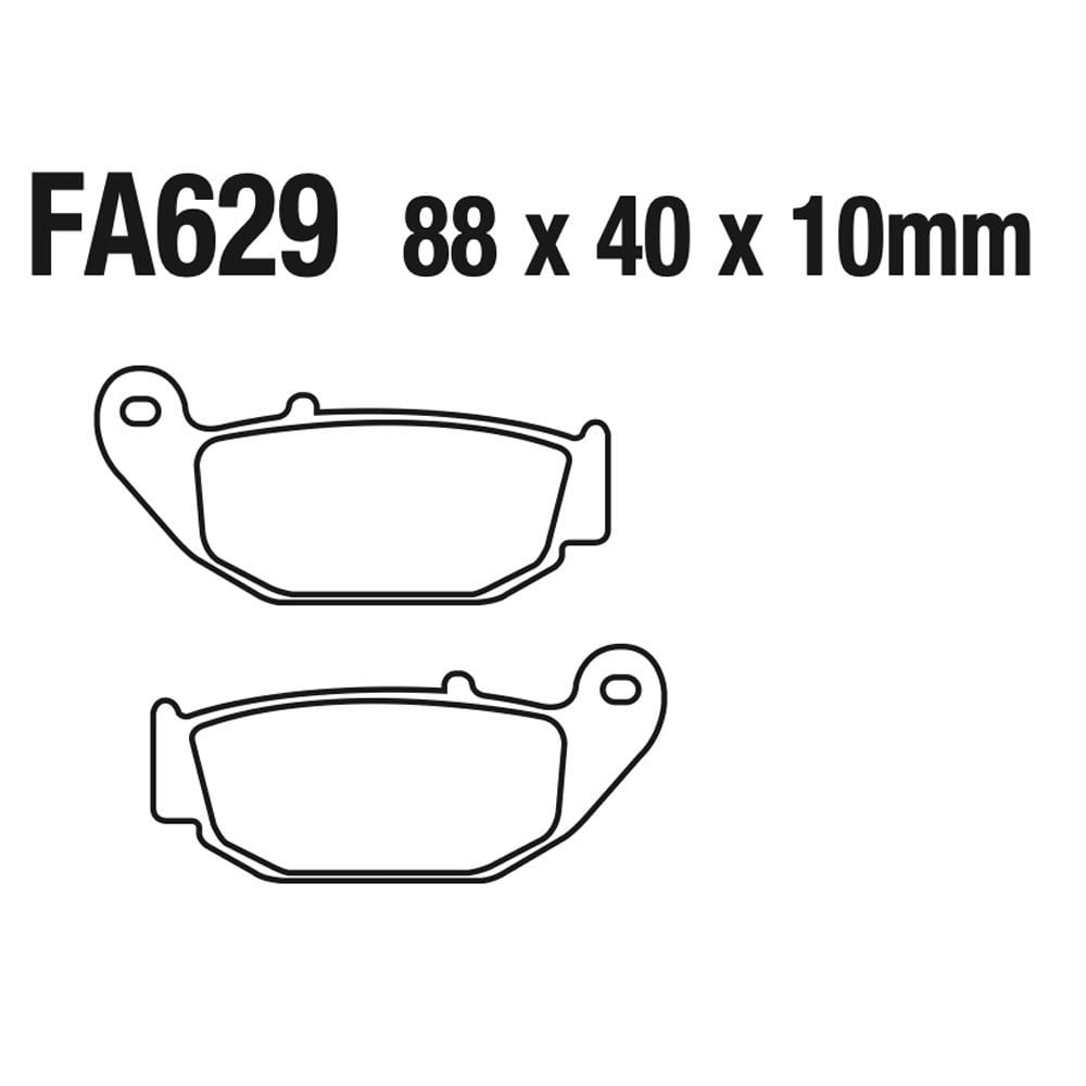 FA629 ΤΑΚΑΚΙΑ ΦΡΕΝΟΥ FA629 MHQ - Image 1