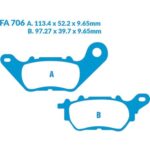 ΤΑΚΑΚΙΑ FA706 FD0516BE NEW XMAX 300