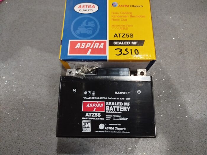 Μπαταρία  YTZ5S ASPIRA(-+) GEL SLA 115-72-86 - Image 1