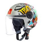 Κράνος MT Lite TBO Junior ECE 22.06 A0 άσπρο gloss παιδικό - Image 2