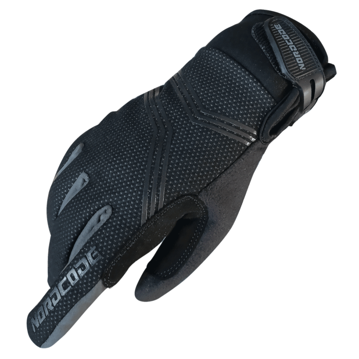 Γάντια Nordcode Windproof μαύρα - Image 3