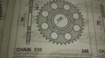 ΓΡΑΝ 530 HONDA CB-250N-78-82 530-70 - Image 2