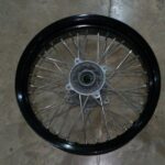 Τροχοί 425/350 μαύρο στεφάνι ζεύγος SUPER MOTAD KENTRO HUSQVARNA KAI STEFANIA WRP