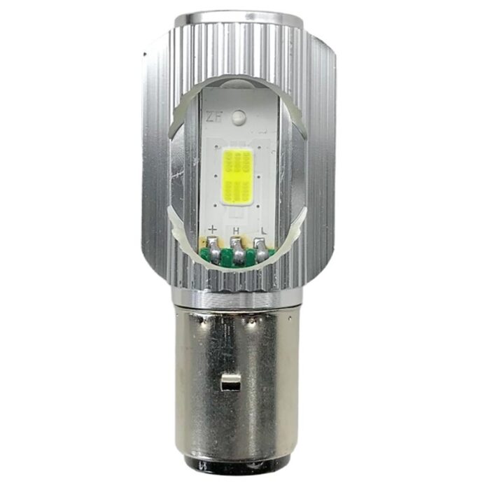 Λάμπα LED BA20D λευκή χοντρό ντουί - Image 1