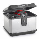 Μπαγκαζιέρα 44 λίτρα ALP44A αλουμίνιο monolock με πιάστρα + κιτ τοποθέτησης GIVI - Image 2