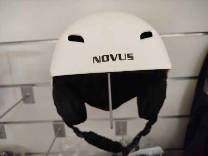 Κράνος ski NOVUS άσπρο, ελαφρύ με κουμπί για ρύθμιση - Image 2