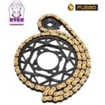 Αλυσιδογράναζα MODENAS KRIS 125 EFI RYNO χρυσή ενισχυμένη