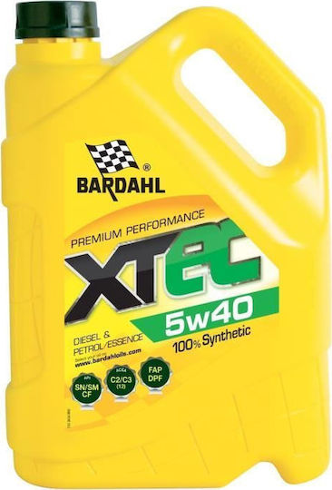 16244 ΛΑΔΙ 5W40 XTEC 5L BARDAHL ΑΥΤΟΚΙΝΗΤΟΥ - Image 1