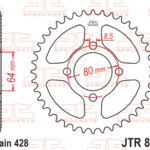 Γρανάζι YAMAHA CRYPTON JTR838 36T