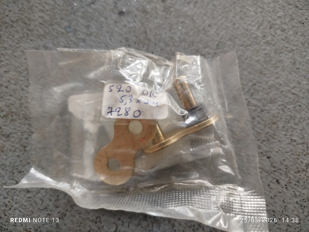 7280 Ασφάλεια αλυσίδας 520 ORI περτσινωτή UNIBEAR - Image 1