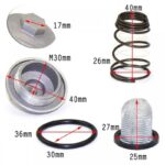 ΤΑΠΑ ΕΞΑΓΩΓΗΣ ΛΑΔΙΟΥ & O RING & ΕΛΑΤΗΡΙΟ & ΣΙΤΑ GY6 ΣΕΤ - Image 2