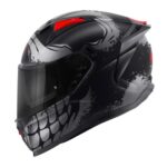 Κράνος Givi 50.Z Skull blc/graphic titan/red + Extra Visor GIV000KRA237