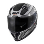 Κράνος Givi 50.Z titanium/black/red + Extra Visor GIV000KRA238 - Image 2