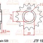ΓΡΑΝΑΖΙ JTF1577 15  ΧΑΜΗΛΗ ΠΑΤΟΥΡΑ 520-21.4-23-22T