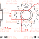 ΓΡΑΝΑΖΙ JTF577-14 SFR XT600 520-21.4-23-22T