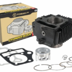 ΚΙΤ ΚΥΛΙΝΔΡΟΠΙΣΤΟΝΟ  C100 53MM IRON TOBAKI +ΦΛΑΝΤΖΕΣ RACING 502-TBRG01-53