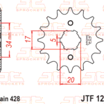 ΓΡΑΝΑΖΙ JTF 1264 15 428-17-20-6T ΜΠΡΟΣΤΑ