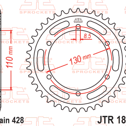 ΓΡΑΝΑΖΙ JTR1870 44T 428-110-130-6T