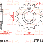 ΓΡΑΝΑΖΙ XLV1000 CBR600 SFR4029 525-26-30-13T ΔΙΠΛΗ ΠΑΤΟΥΡΑ