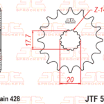 ΓΡΑΝΑΖΙ JTF 558-14  428-17.7-20-14T