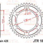 ΓΡΑΝΑΖΙ DT-225  428-120-136-6T YAMAHA TZR 125 R 92-93