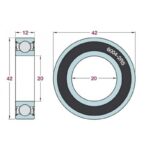 ΡΟΥΛΕΜΑΝ 20-42-12 6004 2RS KOYO JAPAN