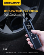 ΤΡΟΜΠΑ ΗΛΕΚΤΡΙΚΗ ΜΙΝΙ (TIRE INFLATOR) ME ΦΑΚΟ STEELMATE - Image 4