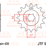 ΓΡΑΝΑΖΙ MOD KAZER 15T JTF505 428-14-17-6T 3.5