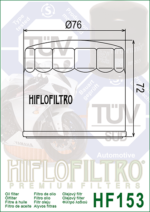 ΦΙΛΤΡΟ ΛΑΔΙΟΥ  HF153 RACING  HIFLO