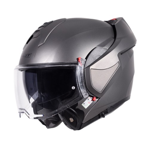 pil000kra189 Κράνος flip-back Pilot Duo SV τιτάνιο matt - Image 1